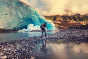 Tracking sur la glace - tourisme